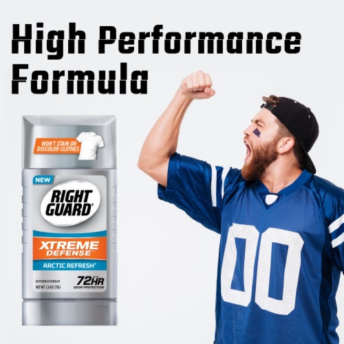 Right Guard® Xtreme Defense 5 Arctic Refresh Antiperspirant Stick Perspective: bottom