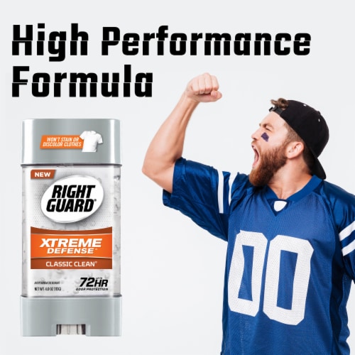 Right Guard® Xtreme Defense Classic Clean Deodorant Perspective: bottom