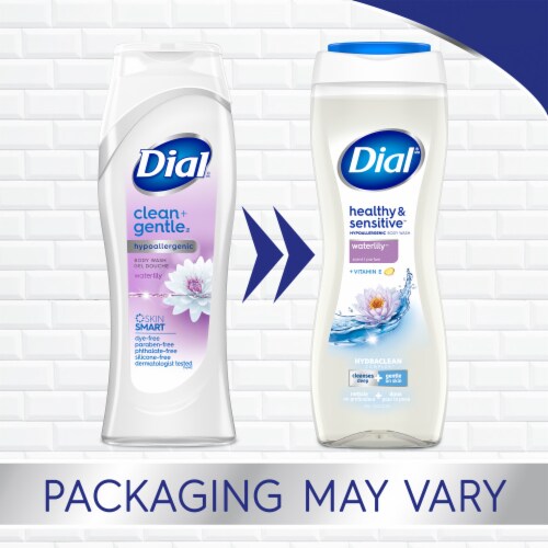 Dial® Clean + Gentle Waterlily Body Wash Perspective: bottom