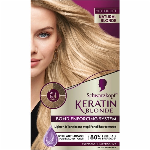 Schwarzkopf® Keratin Blonde Permanent Hair Color 11.0 Natural Blonde Perspective: bottom