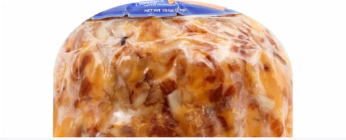 Kaukauna Sharp Cheddar Spreadable Cheese with Almonds Perspective: bottom
