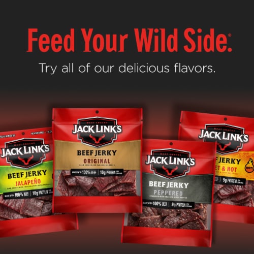 Jack Link's® Teriyaki Beef Jerky Perspective: bottom