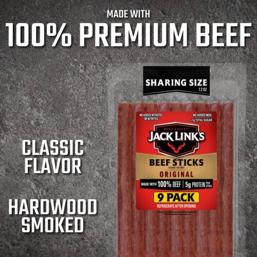 Jack Link's® Original Beef Jerky Sticks Perspective: bottom