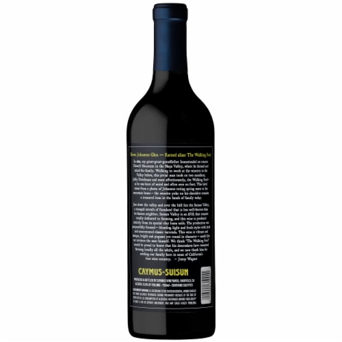 Caymus Suisun The Walking Fool Blend California Red Wine Perspective: bottom