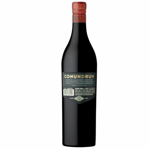 Conundrum Blend California Red Wine Perspective: bottom
