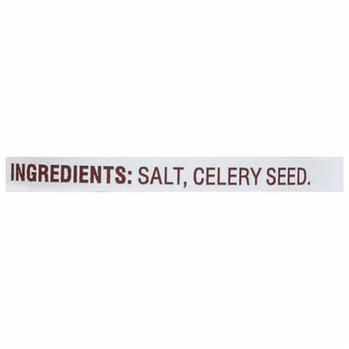 Spice Islands Celery Salt, Kosher Perspective: bottom