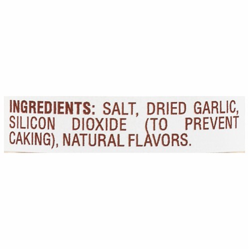 Spice Islands Garlic Salt Perspective: bottom