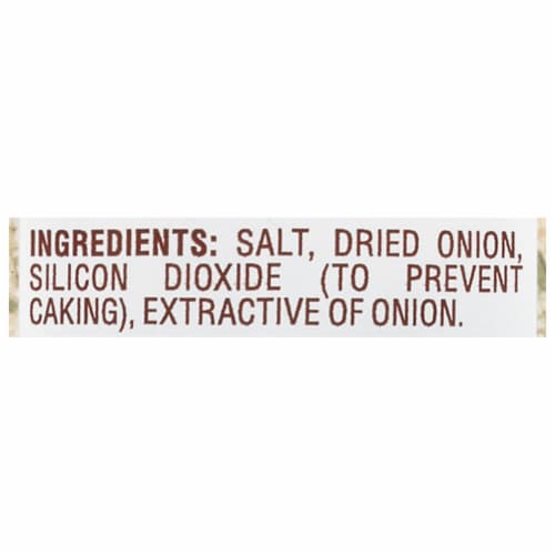 Spice Islands Onion Salt Perspective: bottom