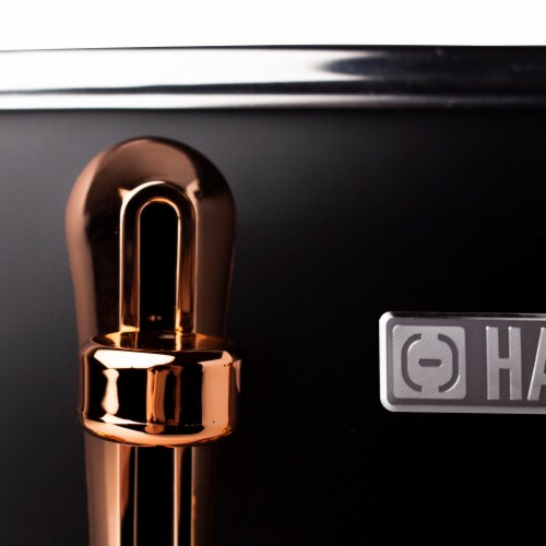 Haden Heritage 4-Slice Toaster - Black/Copper Perspective: bottom