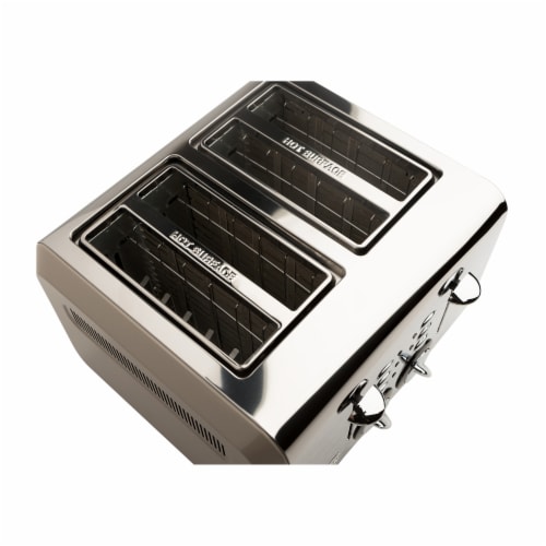Haden Cotswold 4-Slice Wide Slot Toaster - Putty Perspective: bottom