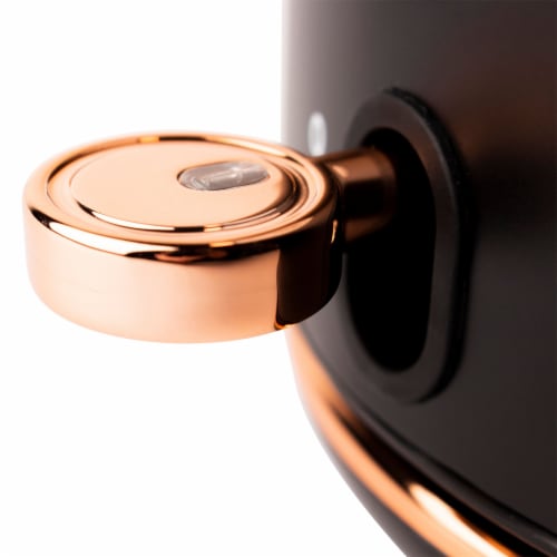 Haden Heritage Stainless Steel Electric Kettle - Black/Copper Perspective: bottom