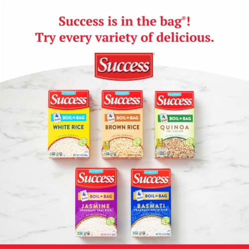 Success Boil-in-Bag White Rice Perspective: bottom