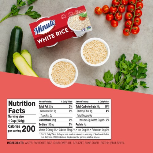 Minute® Gluten Free Ready to Serve White Rice Perspective: bottom