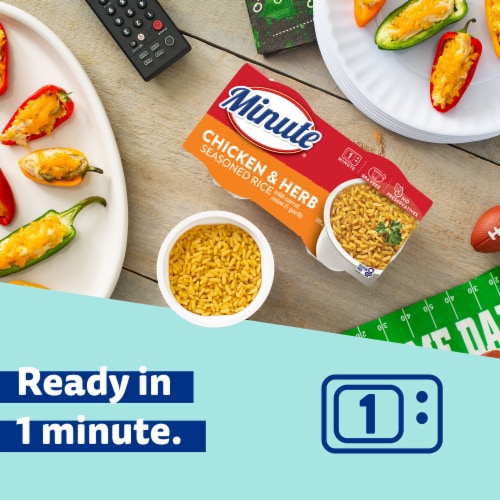 Minute® Gluten-Free Ready to Serve Chicken & Herb Seasoned Rice Perspective: bottom