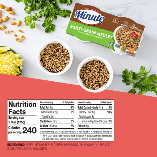 Minute® Gluten-Free Ready to Serve Multi-Grain Rice Medley Perspective: bottom