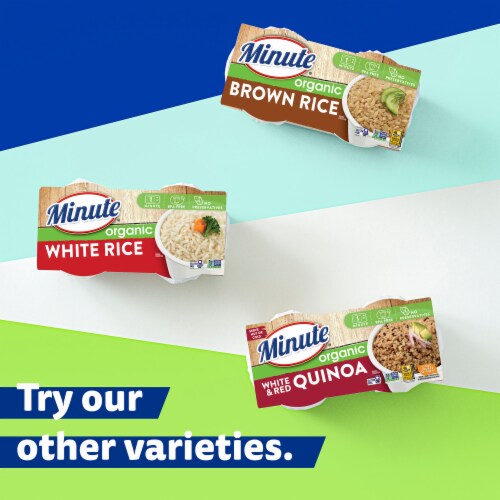 Minute® Ready to Serve Organic White Rice Cups Perspective: bottom