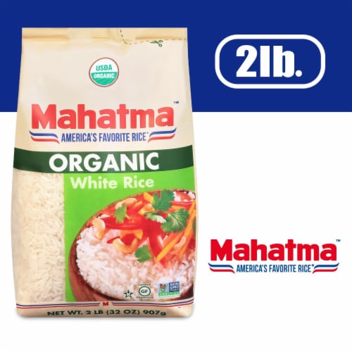 Mahatma Organic White Rice Perspective: bottom