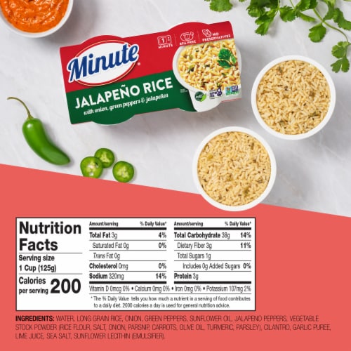 Minute® Ready to Serve Mild Jalapeno Rice Perspective: bottom