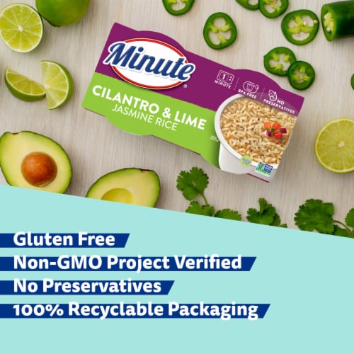 Minute® Cilantro & Lime Jasmine Rice Perspective: bottom