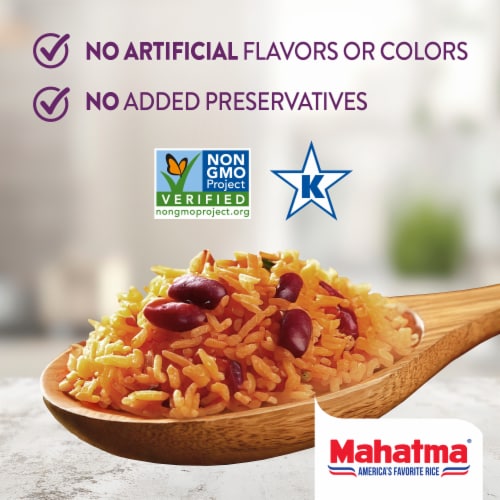 Mahatma Red Beans & Rice, Ready to Heat 90 Seconds, 8.8oz (250g) Perspective: bottom