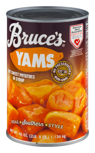 Bruce's® Cut Sweet Potato Yams in Syrup Perspective: bottom