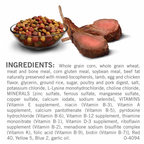 Dog Chow Tender & Crunchy with Real Lamb Adult Dry Dog Food Perspective: bottom