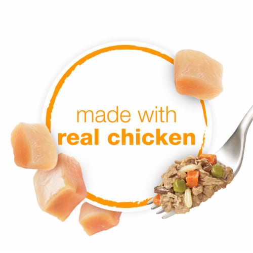 Purina Beneful Chopped Blends High Protein Wet Dog Food With Chicken in Gravy Perspective: bottom