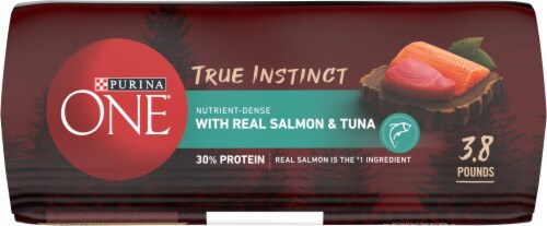 Purina ONE® True Instinct With Real Salmon & Tuna Adult Dog Food Perspective: bottom