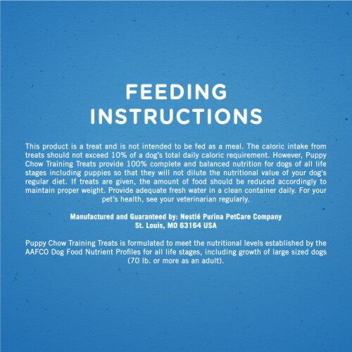 Purina Puppy Chow Healthy Start Training Dog Treats with Salmon Flavor Perspective: bottom