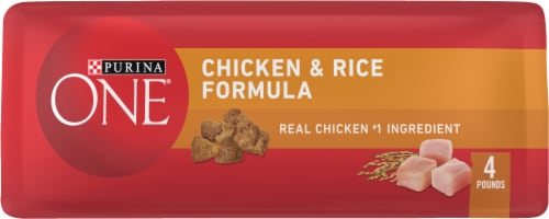 Purina One® Chicken & Rice Formula Adult Dog Food Perspective: bottom