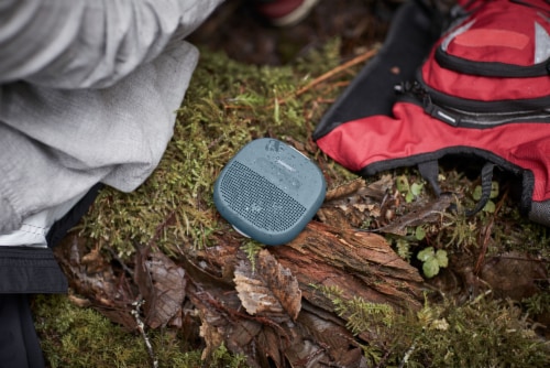 Bose SoundLink Micro Bluetooth Speaker - Stone Blue Perspective: bottom