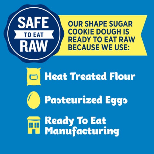 Pillsbury Ready to Bake! Snowman Shape Sugar Cookie Dough Perspective: bottom