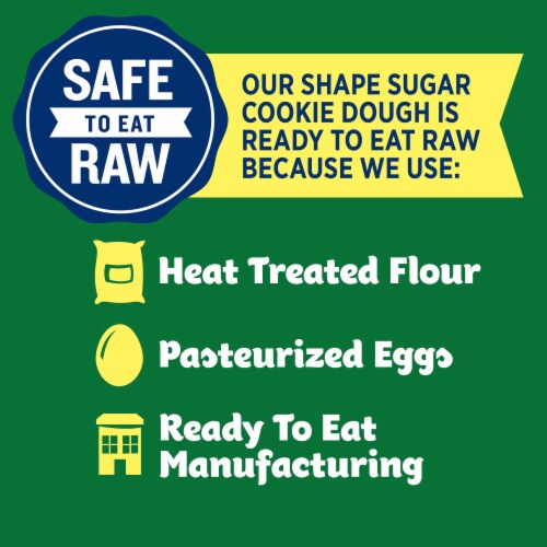 Pillsbury™ Shape™ Christmas Tree Sugar Cookie Dough Perspective: bottom