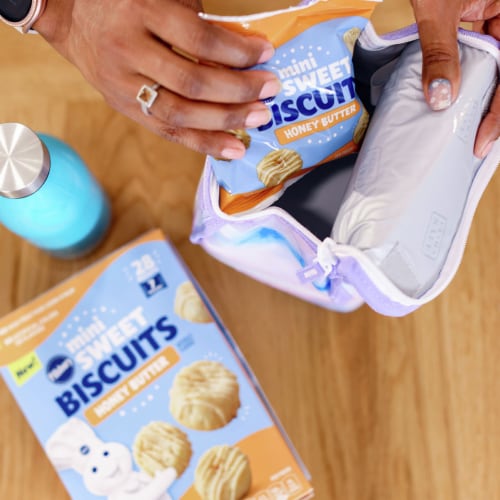 Pillsbury Honey Butter Soft Baked Mini Sweet Biscuits Perspective: bottom