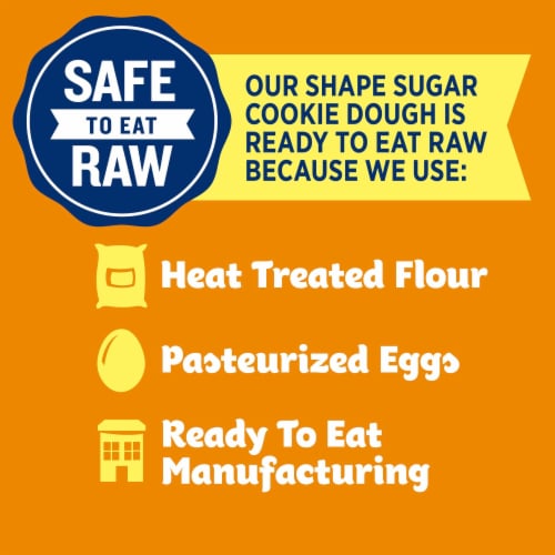Pillsbury Shape Halloween Pumpkin Ready To Bake Sugar Cookie Dough Perspective: bottom