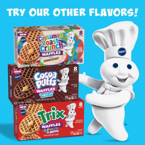 Pillsbury™ Cinnamon Toast Crunch™ Frozen Waffles Perspective: bottom