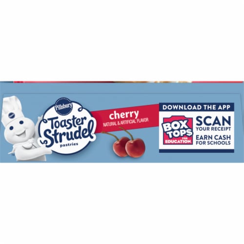 Pillsbury Cherry Toaster Strudel Frozen Patries Perspective: bottom