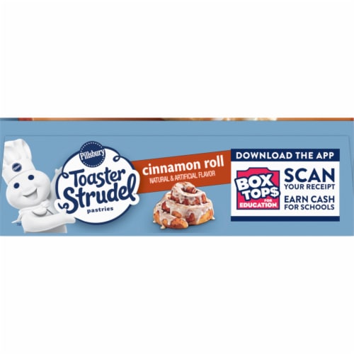 Pillsbury Cinnamon Roll Toaster Strudel Frozen Pastries Perspective: bottom