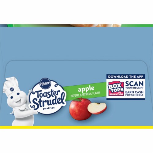 Pillsbury Apple Toaster Strudel Frozen Pastries Perspective: bottom