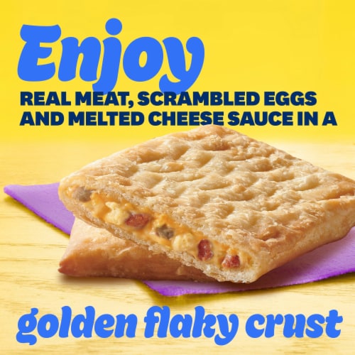 Pillsbury Bacon & Sausage Toaster Scrambles Frozen Breakfast Pastries Perspective: bottom