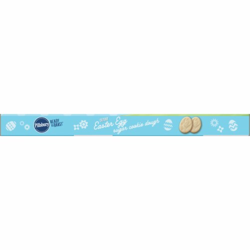 Pillsbury Ready To Bake! Easter Egg Cutout Sugar Cookie Dough Perspective: bottom