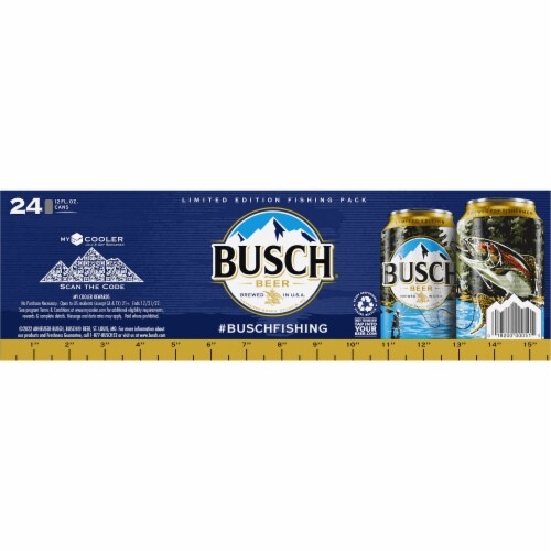 Busch® Beer Can Perspective: bottom