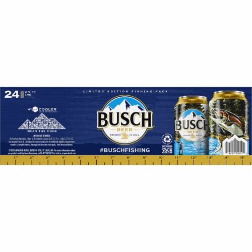 Busch® Beer Can, 24 cans / 12 fl oz - Kroger