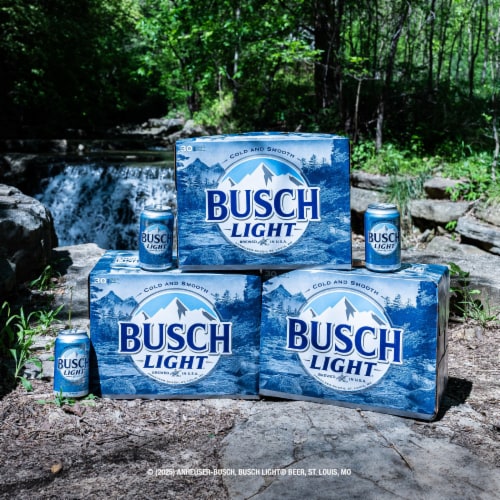Busch Light American Lager Beer Perspective: bottom