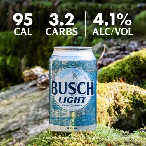 Busch Light Lager Beer Perspective: bottom