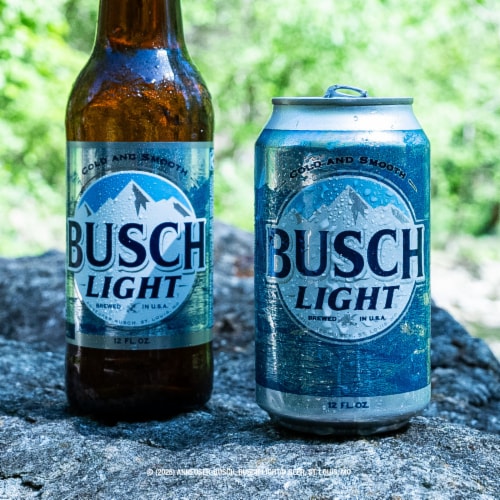 Busch Light American Lager Beer Perspective: bottom
