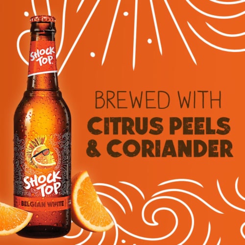 Shock Top Belgian White Wheat Beer Perspective: bottom