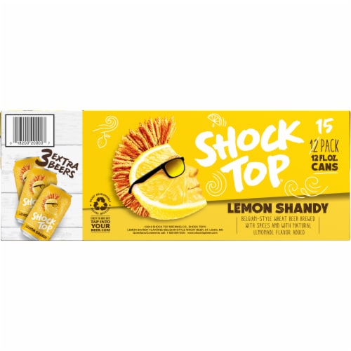Shock Top Lemon Shandy Beer Perspective: bottom