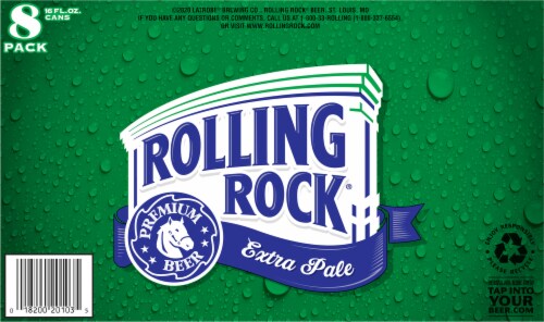 Rolling Rock® Extra Pale Lager Perspective: bottom