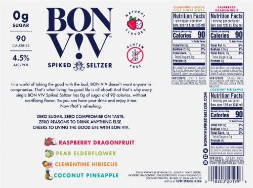 BON V!V™ Spiked Seltzer Variety Pack Perspective: bottom